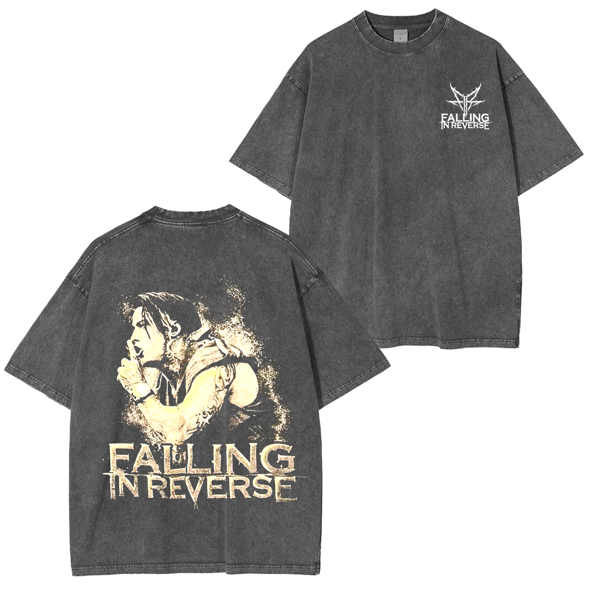 Ronnie Radke Falling In Reverse  Washed Unisex T-Shirt
