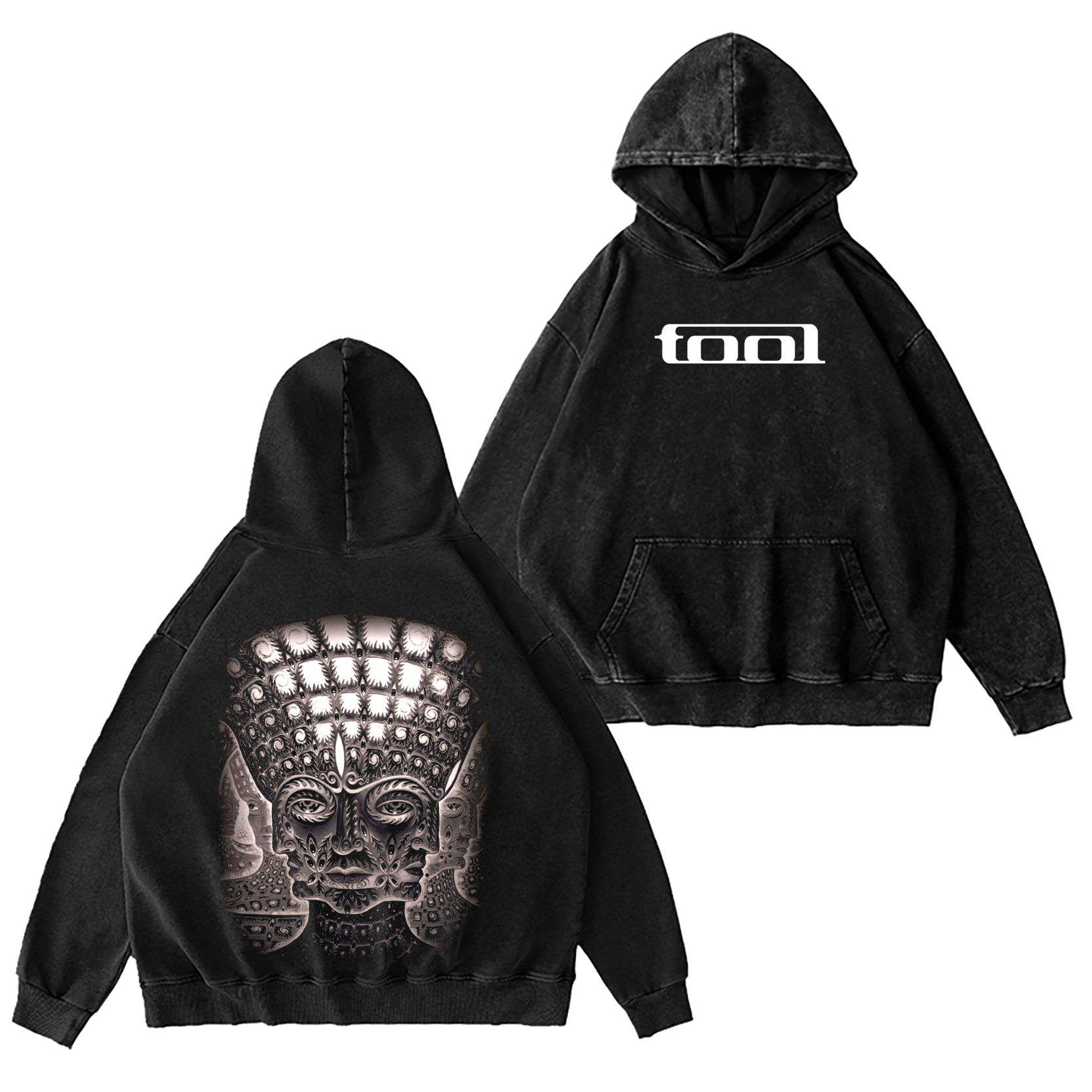 Tool, 10000 days album Washed Unisex Hoodie