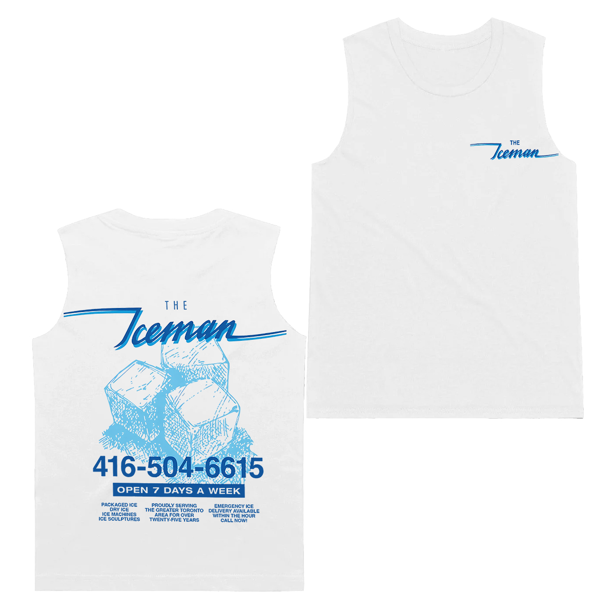Vintage Iceman Cubes Drake fan Cotton Unisex Tank Top