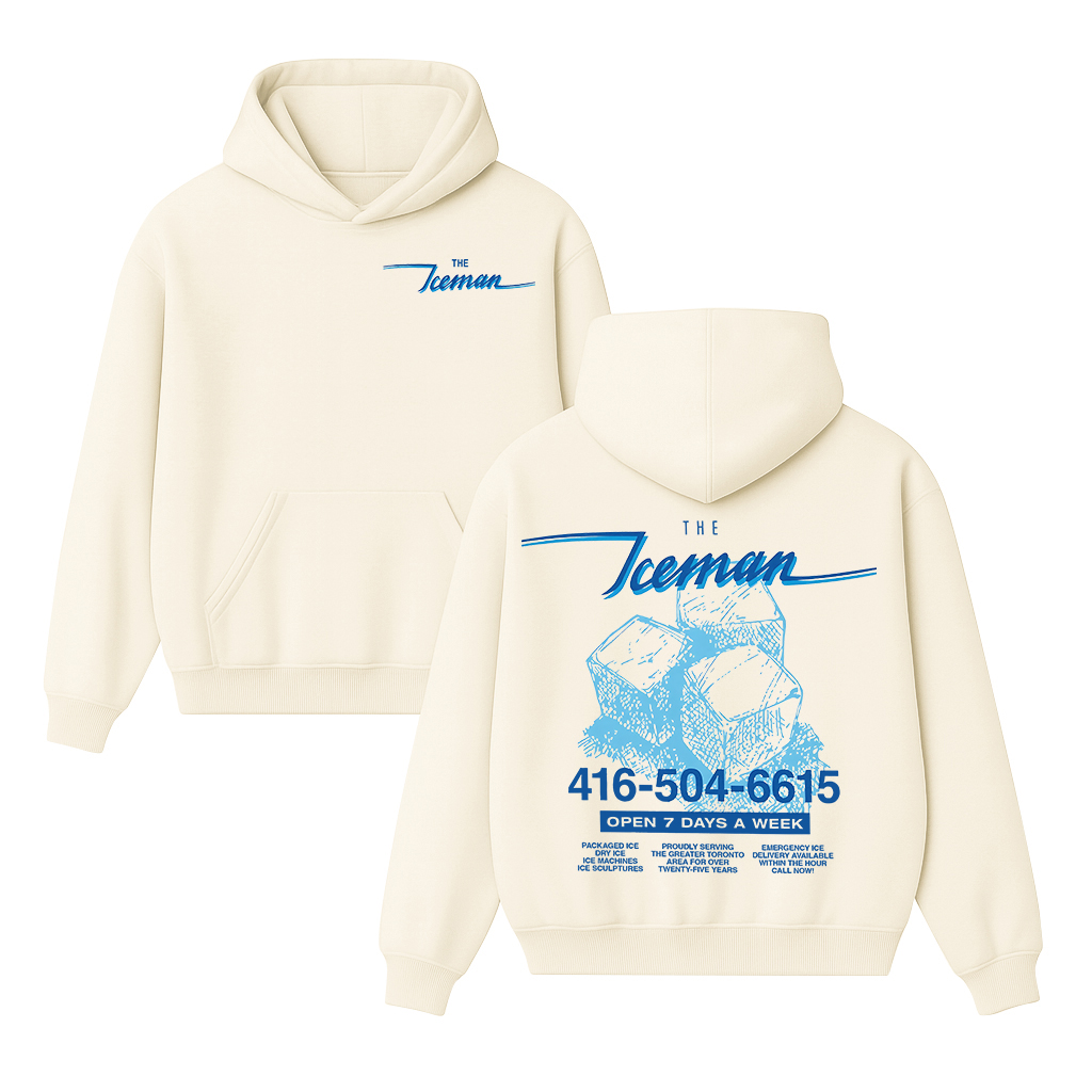 Vintage Iceman Cubes Drake fan Cotton Unisex Cotton Hoodie