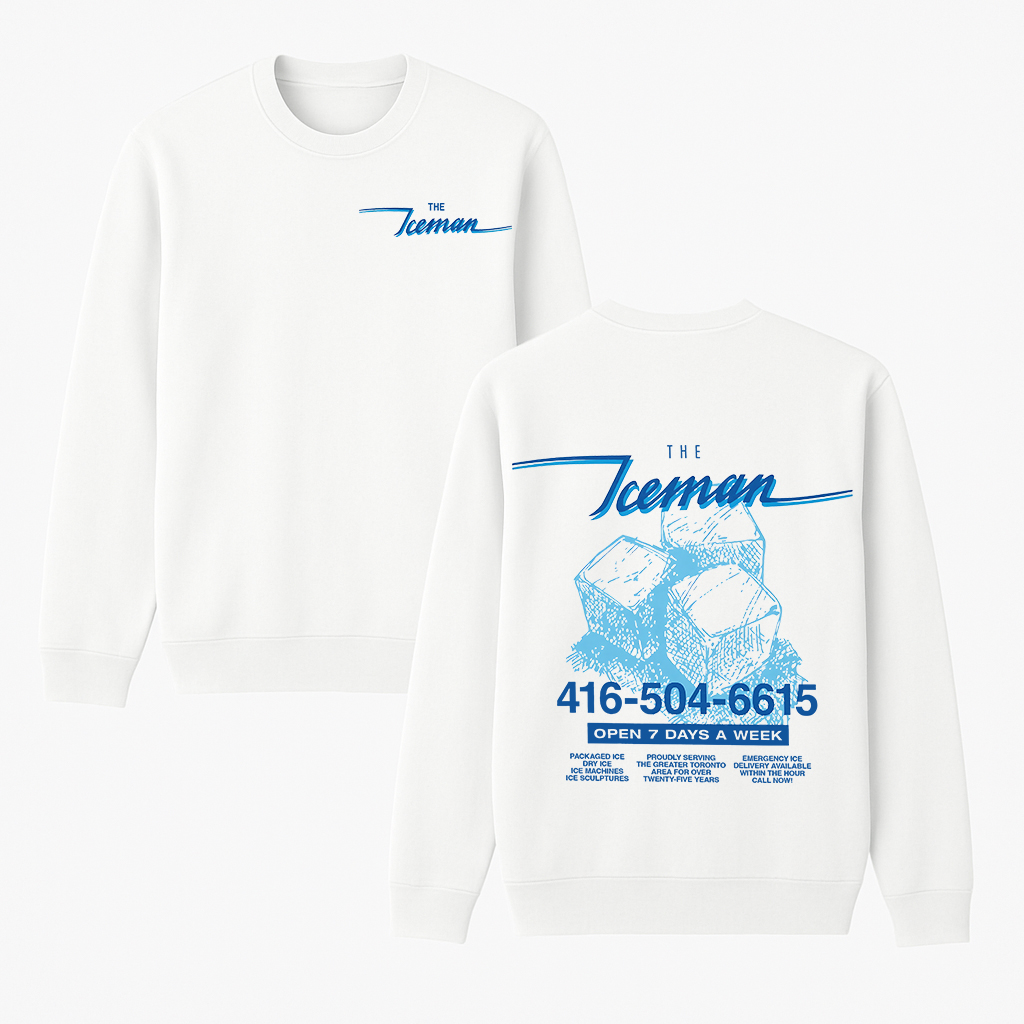 Vintage Iceman Cubes Drake fan Cotton Unisex Crewneck Sweatshirt
