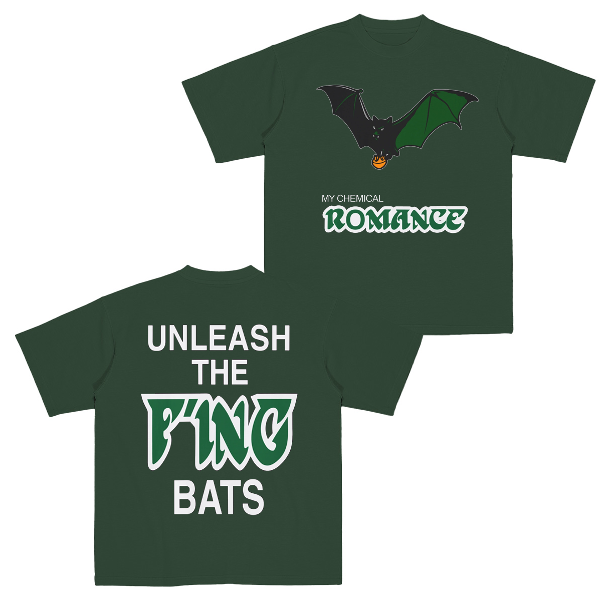 My Chemical Romance Unleash The Fing Bats Philly  Cotton Unisex T-shirt