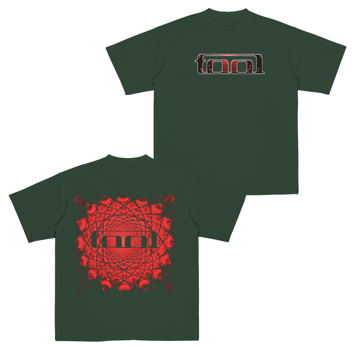 Tool Band Red Pattern Cotton Unisex T-shirt