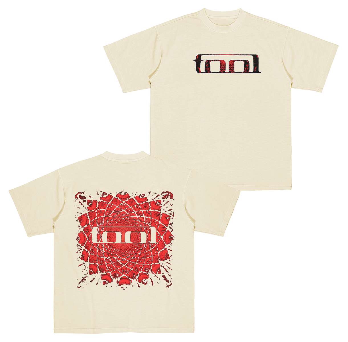 Tool Band Red Pattern Cotton Unisex T-shirt