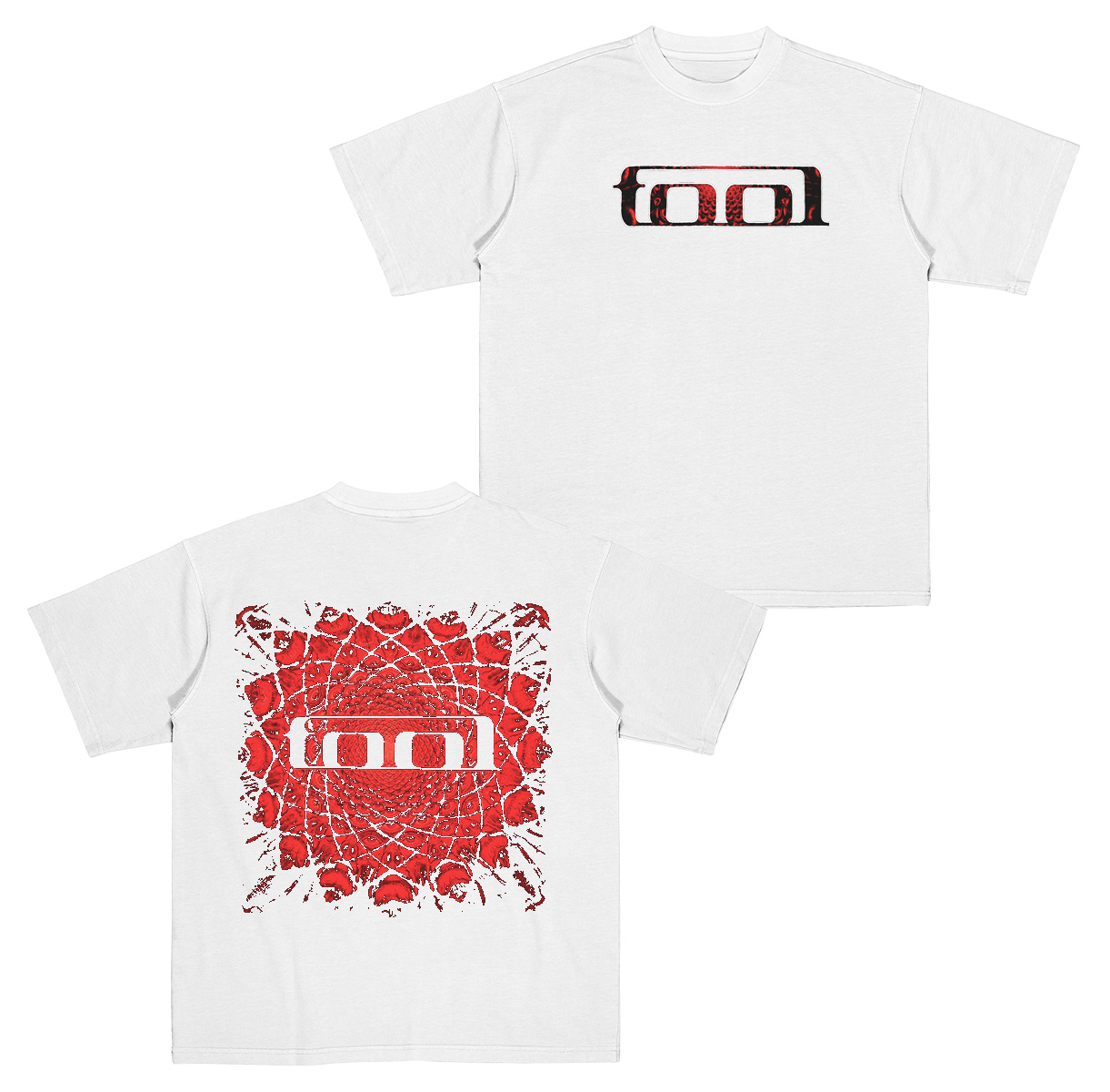 Tool Band Red Pattern Cotton Unisex T-shirt