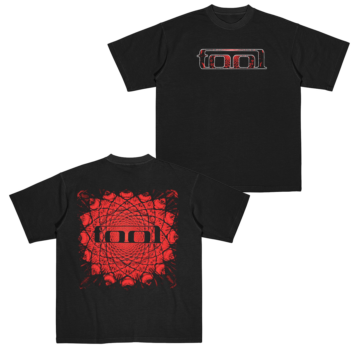 Tool Band Red Pattern Cotton Unisex T-shirt