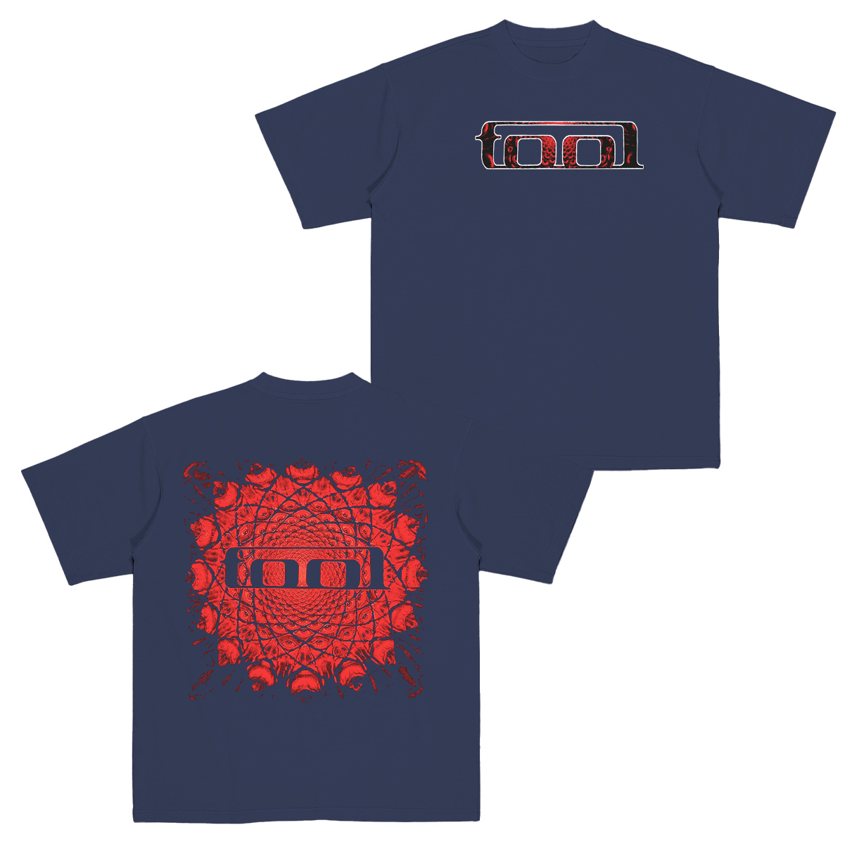 Tool Band Red Pattern Cotton Unisex T-shirt