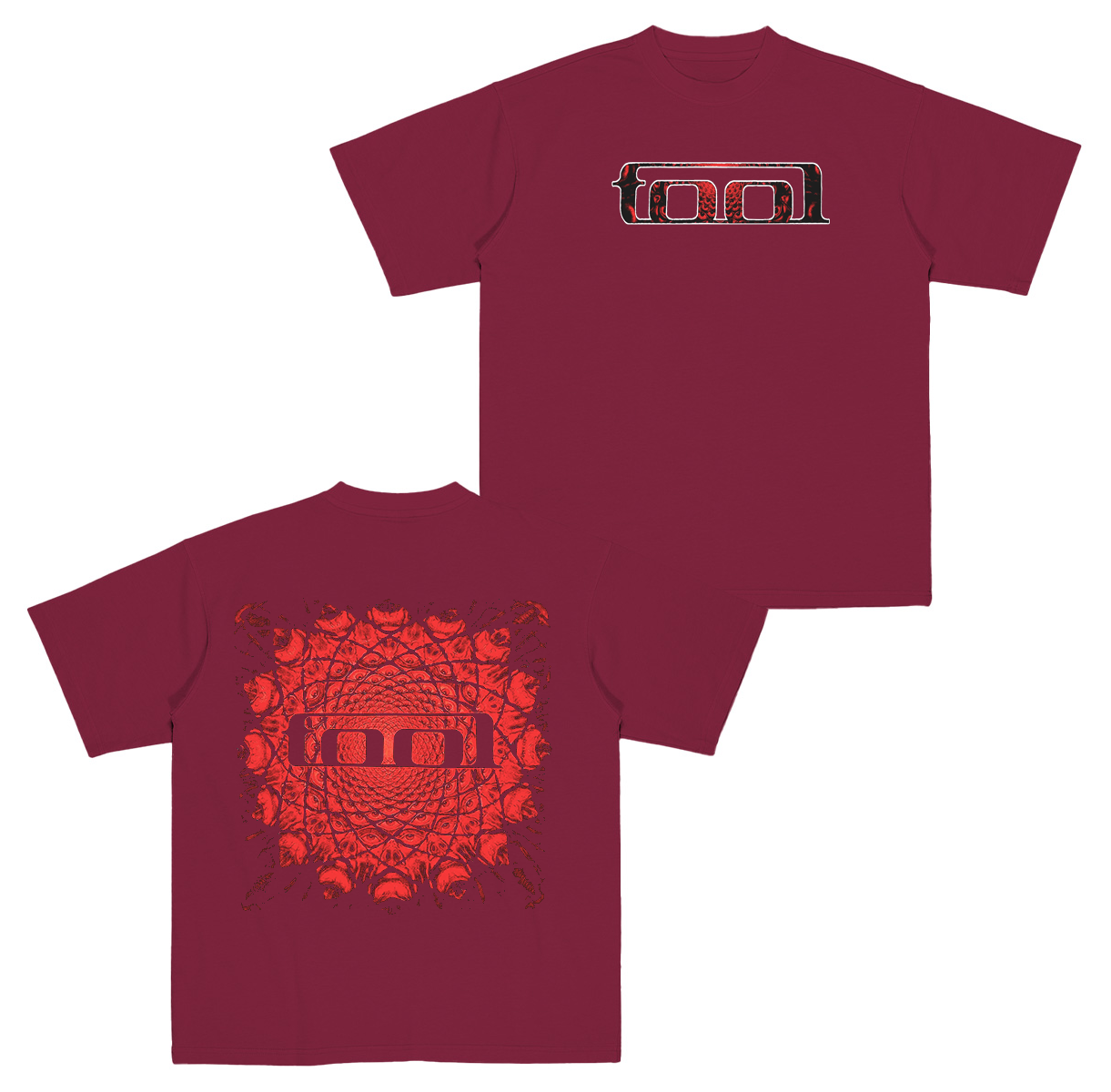 Tool Band Red Pattern Cotton Unisex T-shirt