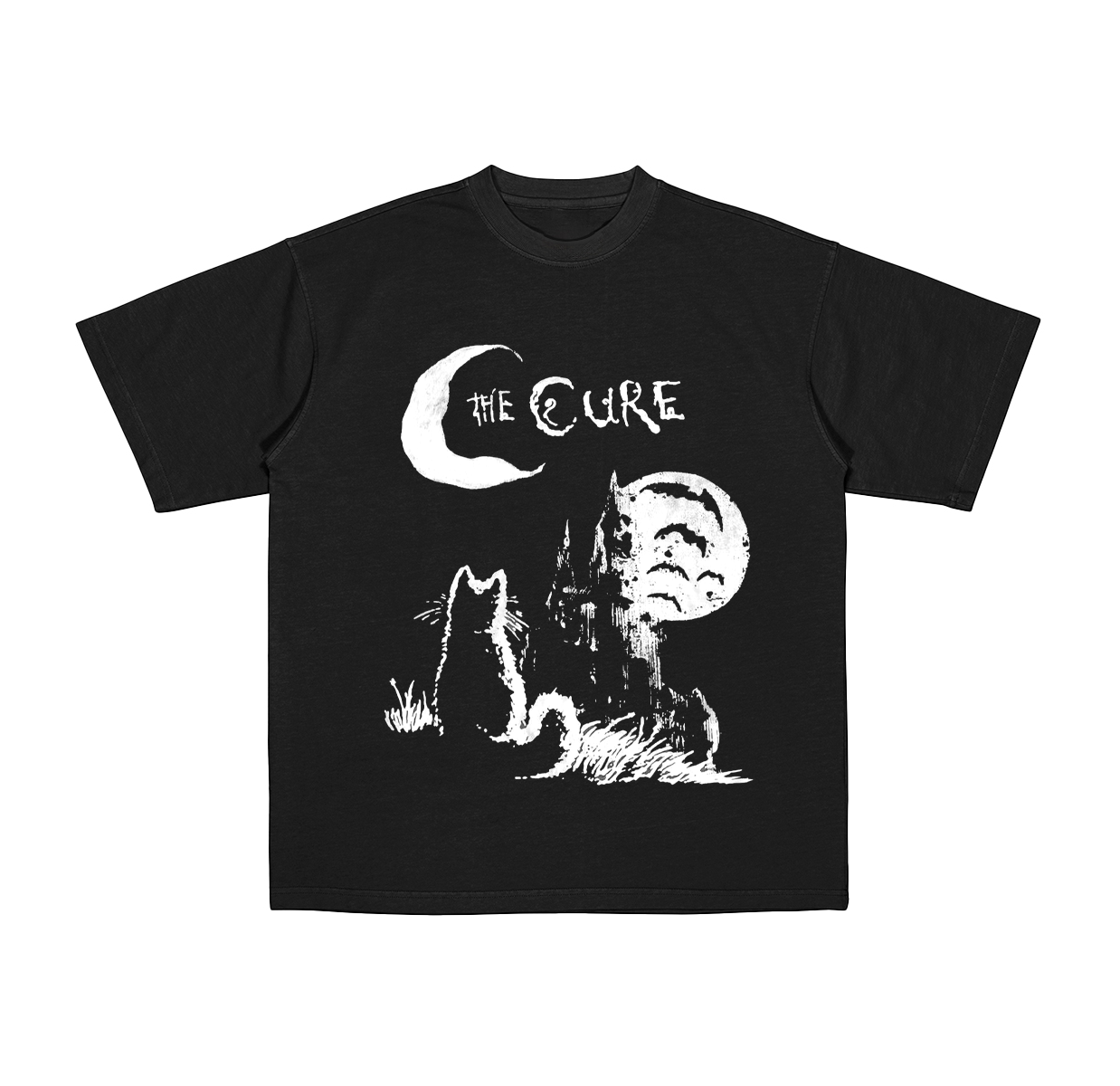 The Cure Cat Cotton Unisex T-shirt