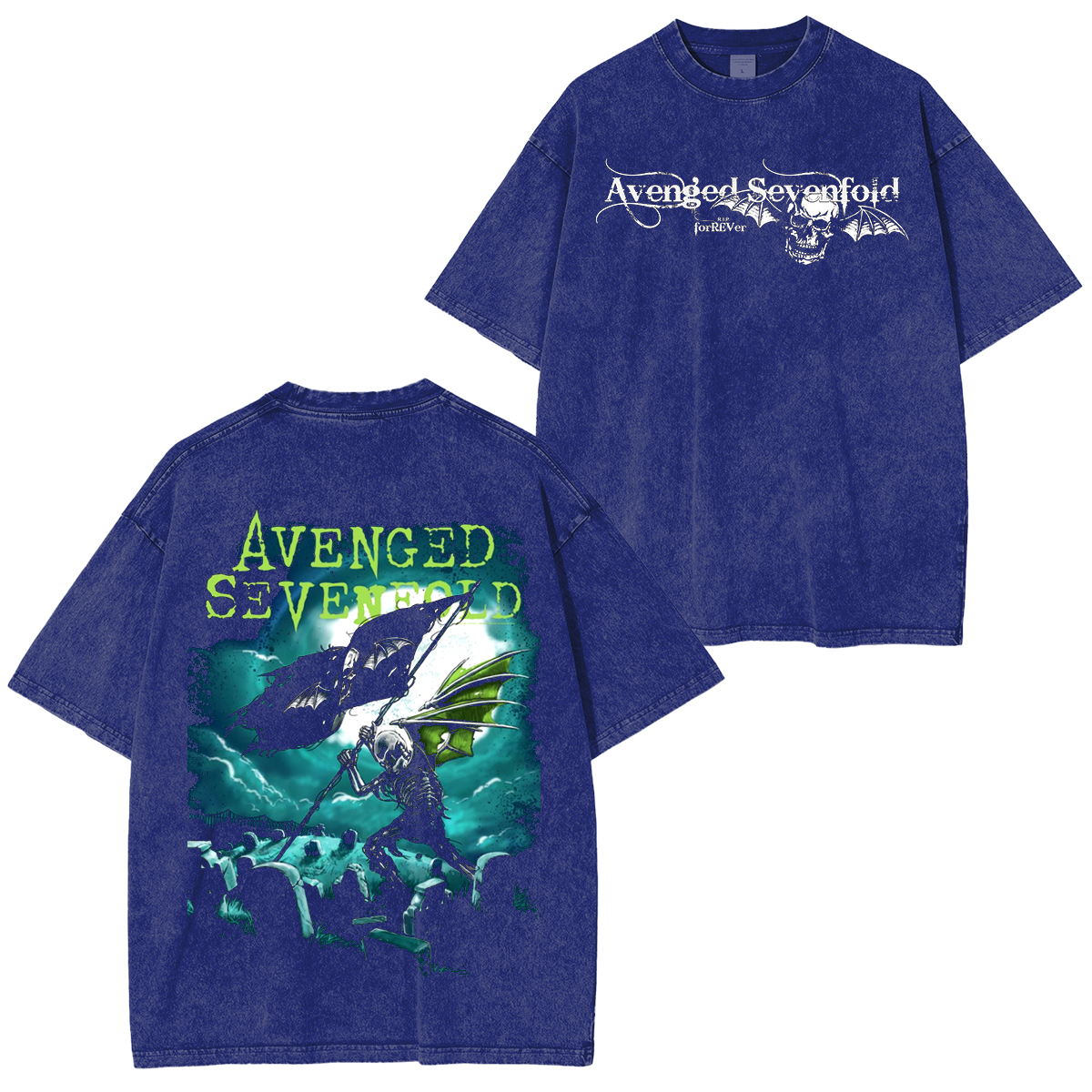 Avenged Sevenfold Cemetary  Washed Unisex T-Shirt