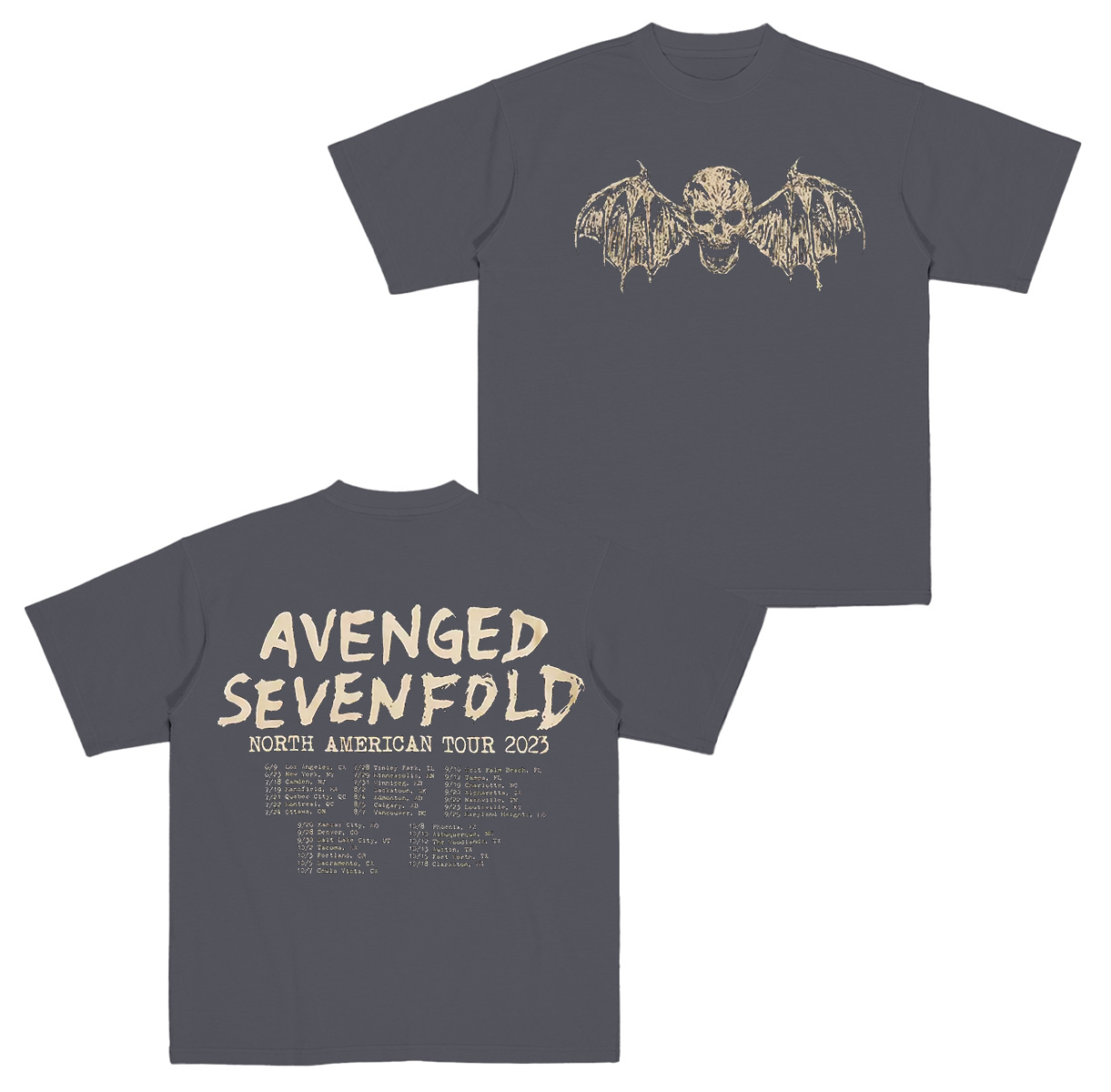Avenged Sevenfold North American Tour Cotton Unisex T-shirt