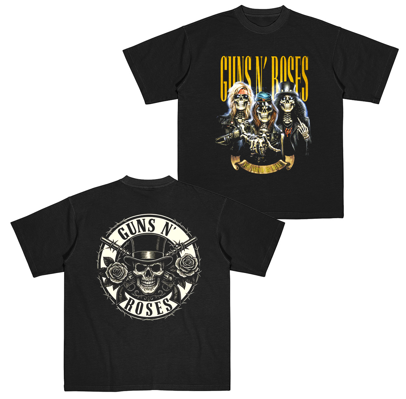Guns N' Roses Vintage Cotton Unisex T-shirt