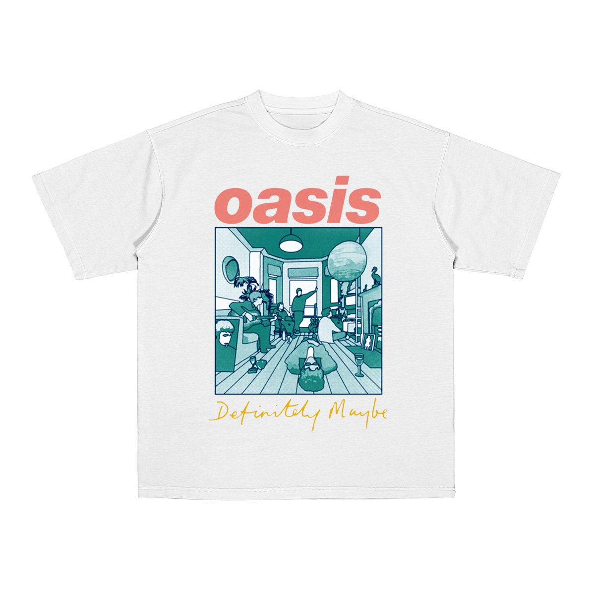 Oasis Definitely Maybe Cotton Unisex T-shirt