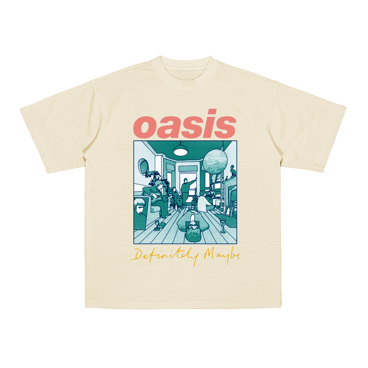 Oasis Definitely Maybe Cotton Unisex T-shirt