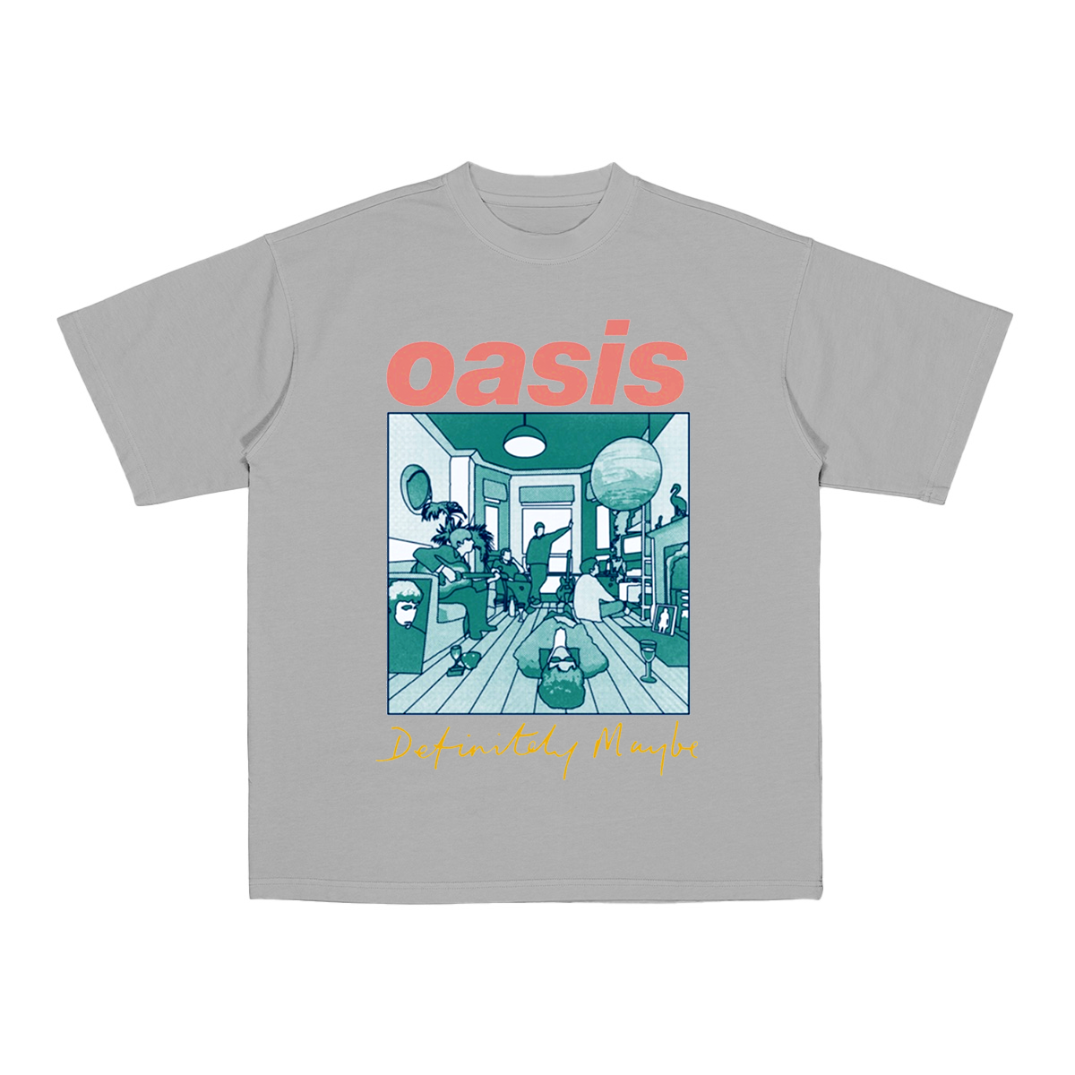Oasis Definitely Maybe Cotton Unisex T-shirt