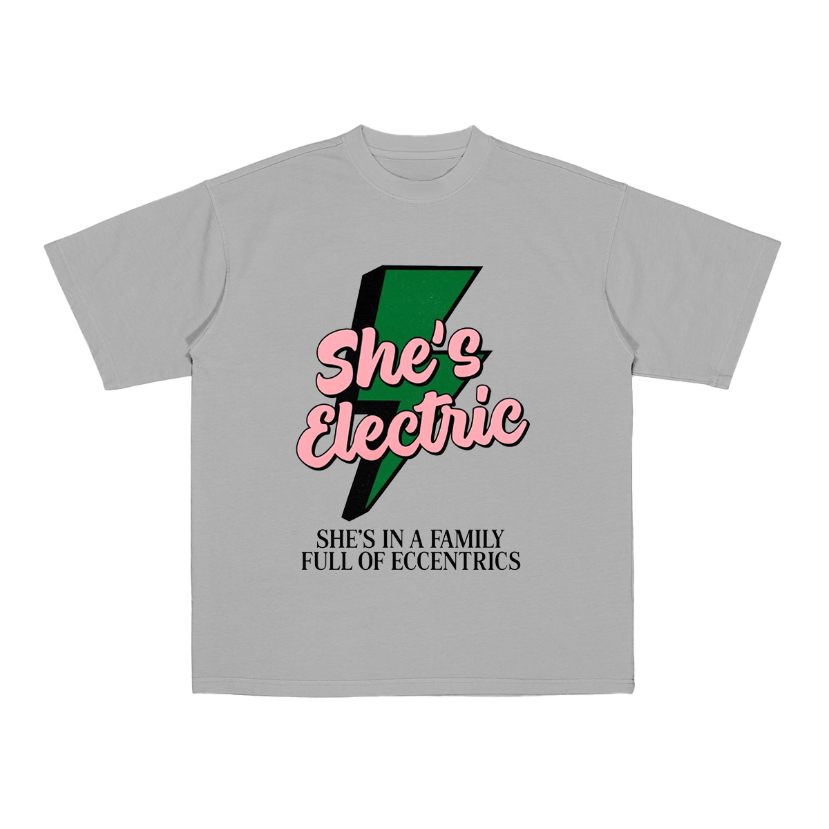 Oasis She's Electric Retro Vintage 90's Oasis Band  Cotton Unisex T-shirt