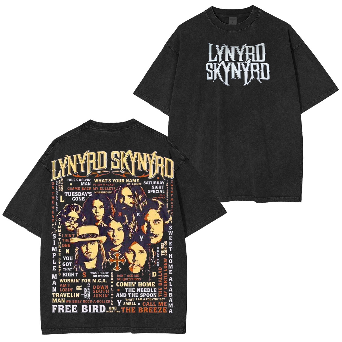 Lynyrd Skynyrd Vintage Washed Unisex T-Shirt