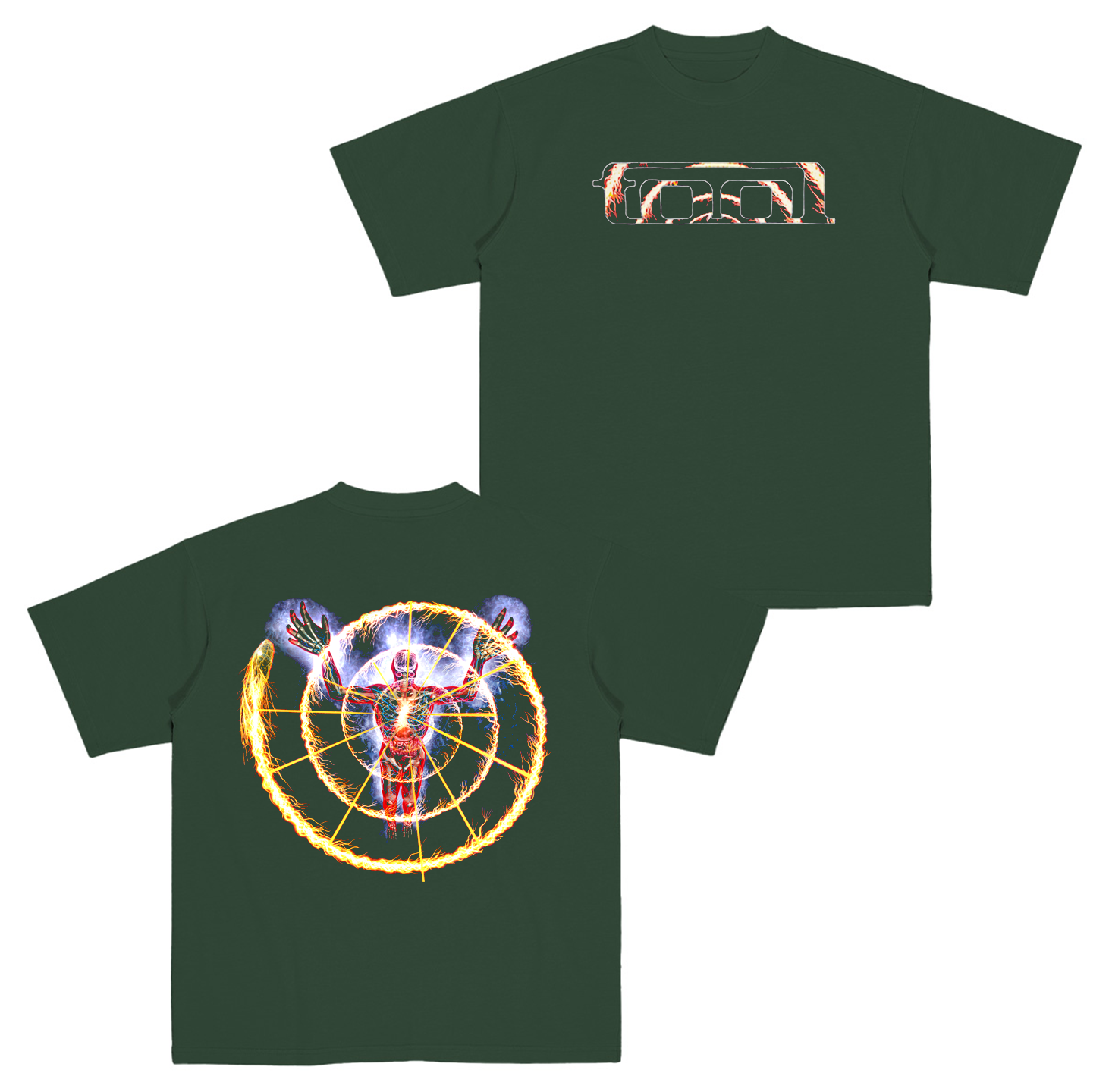 Tool -Flame Spiral majica Vintage Cotton Unisex T-shirt
