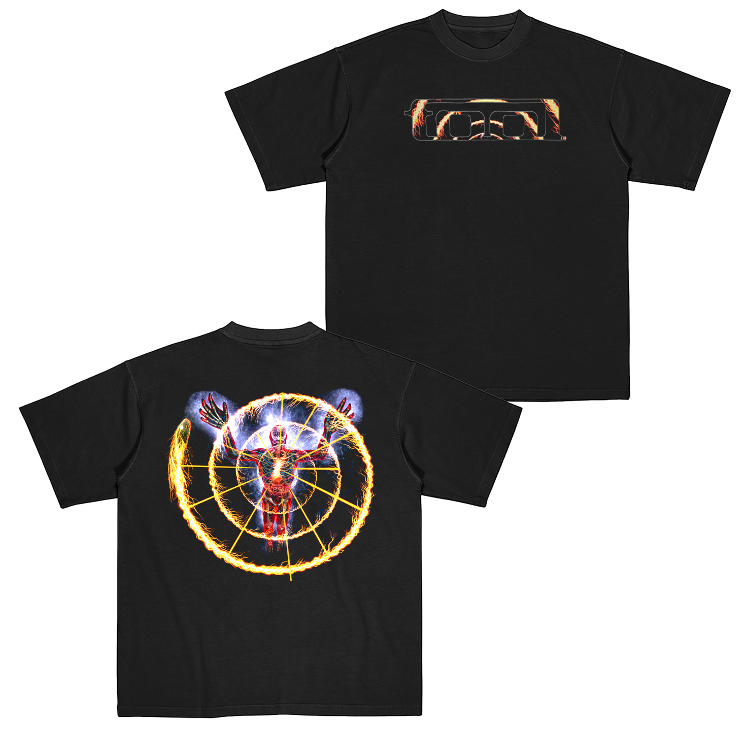 Tool -Flame Spiral majica Vintage Cotton Unisex T-shirt