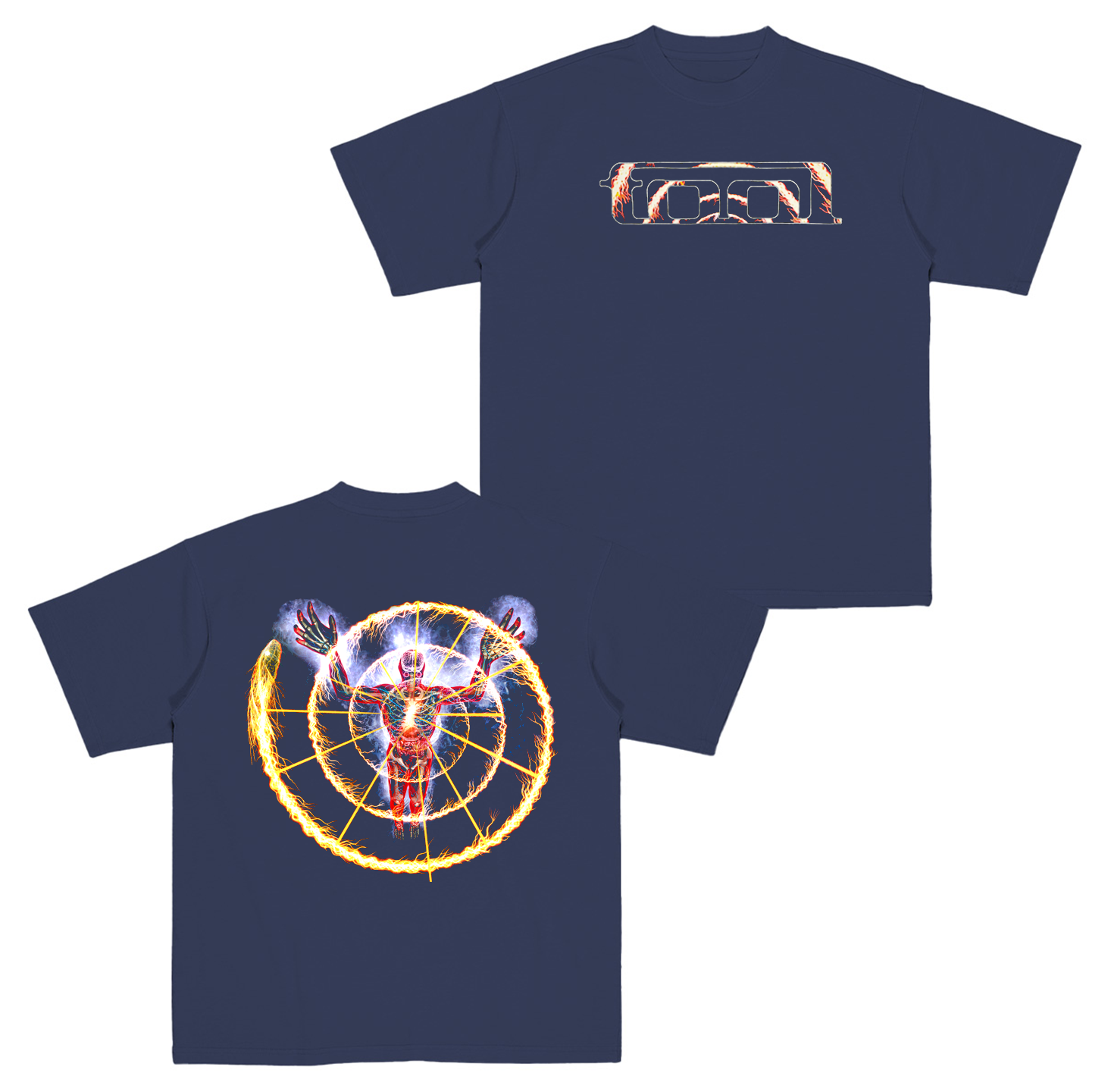 Tool -Flame Spiral majica Vintage Cotton Unisex T-shirt