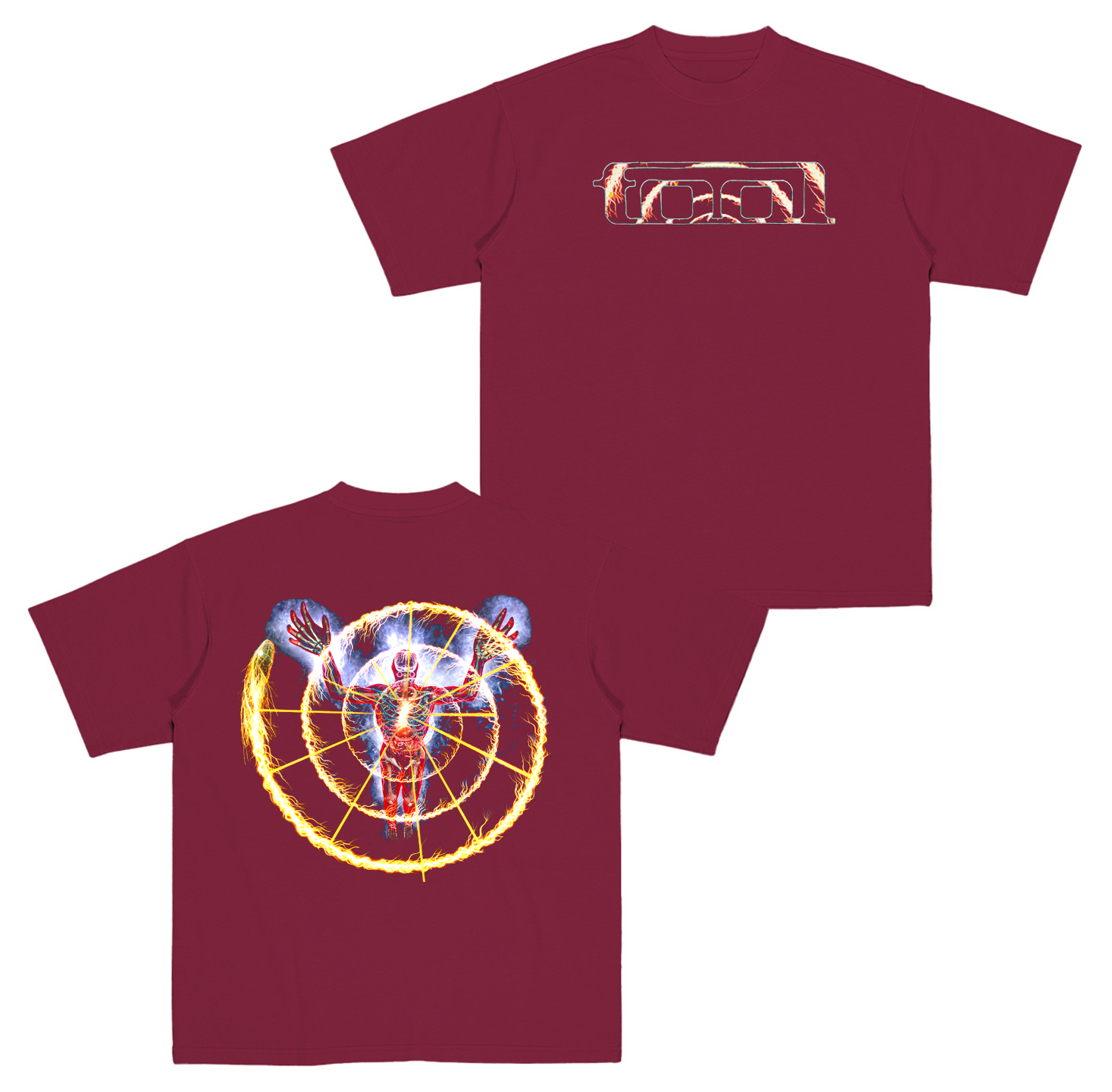 Tool -Flame Spiral majica Vintage Cotton Unisex T-shirt