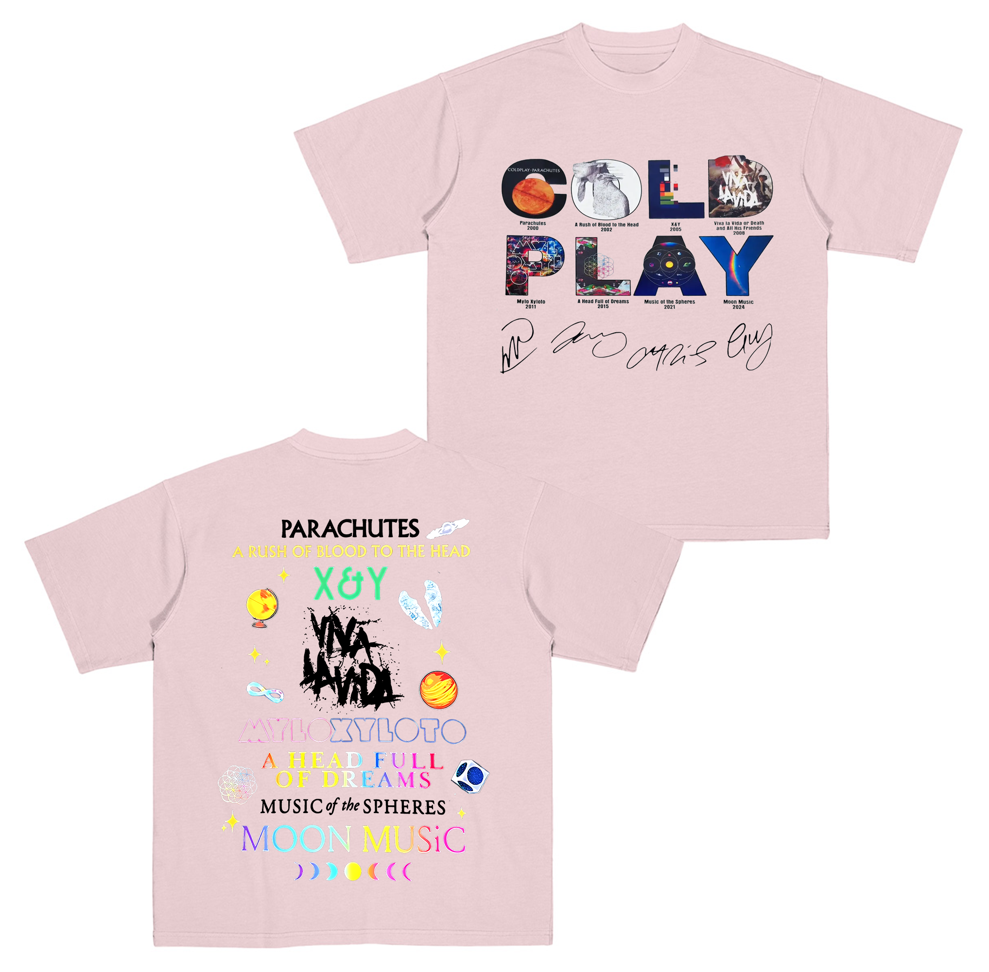 Coldplay Cotton Unisex T-shirt