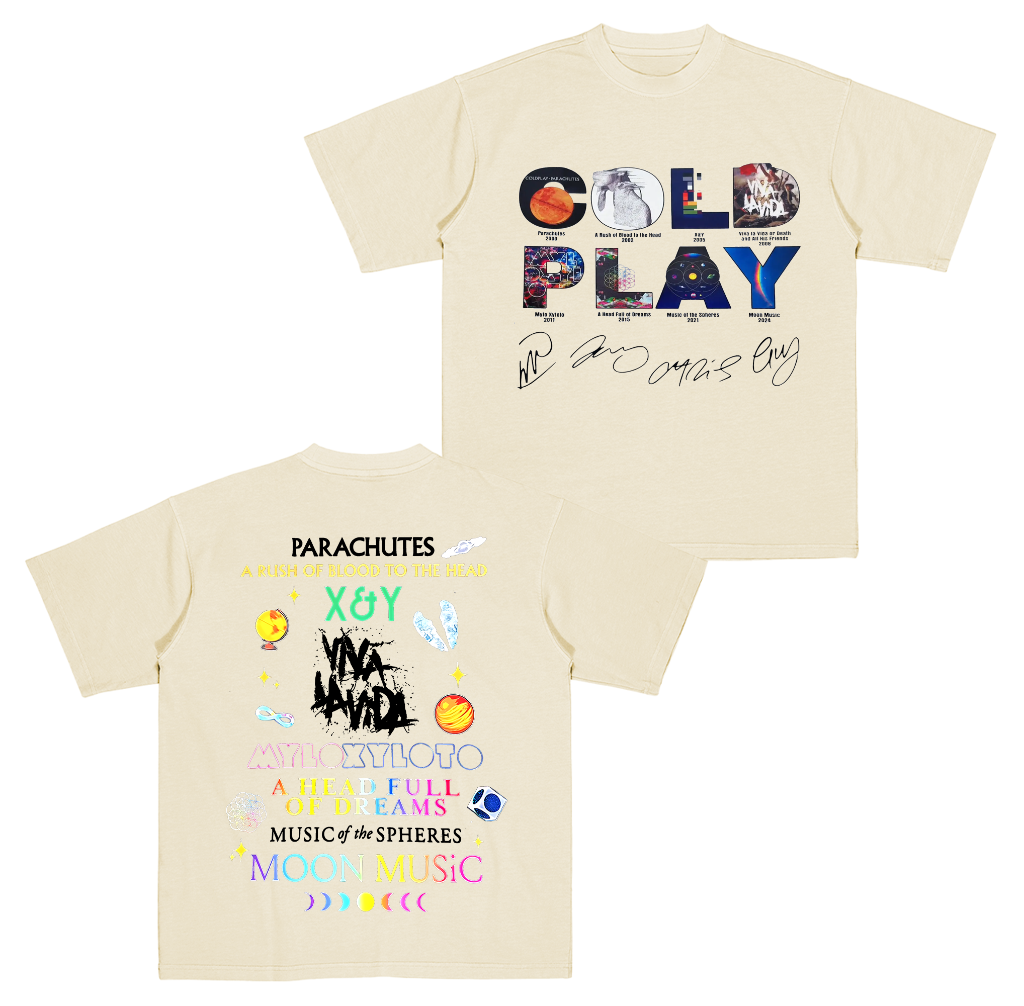 Coldplay Cotton Unisex T-shirt