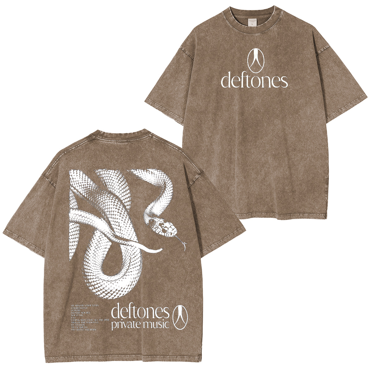 Deftones Private Album Washed Unisex T-Shirt