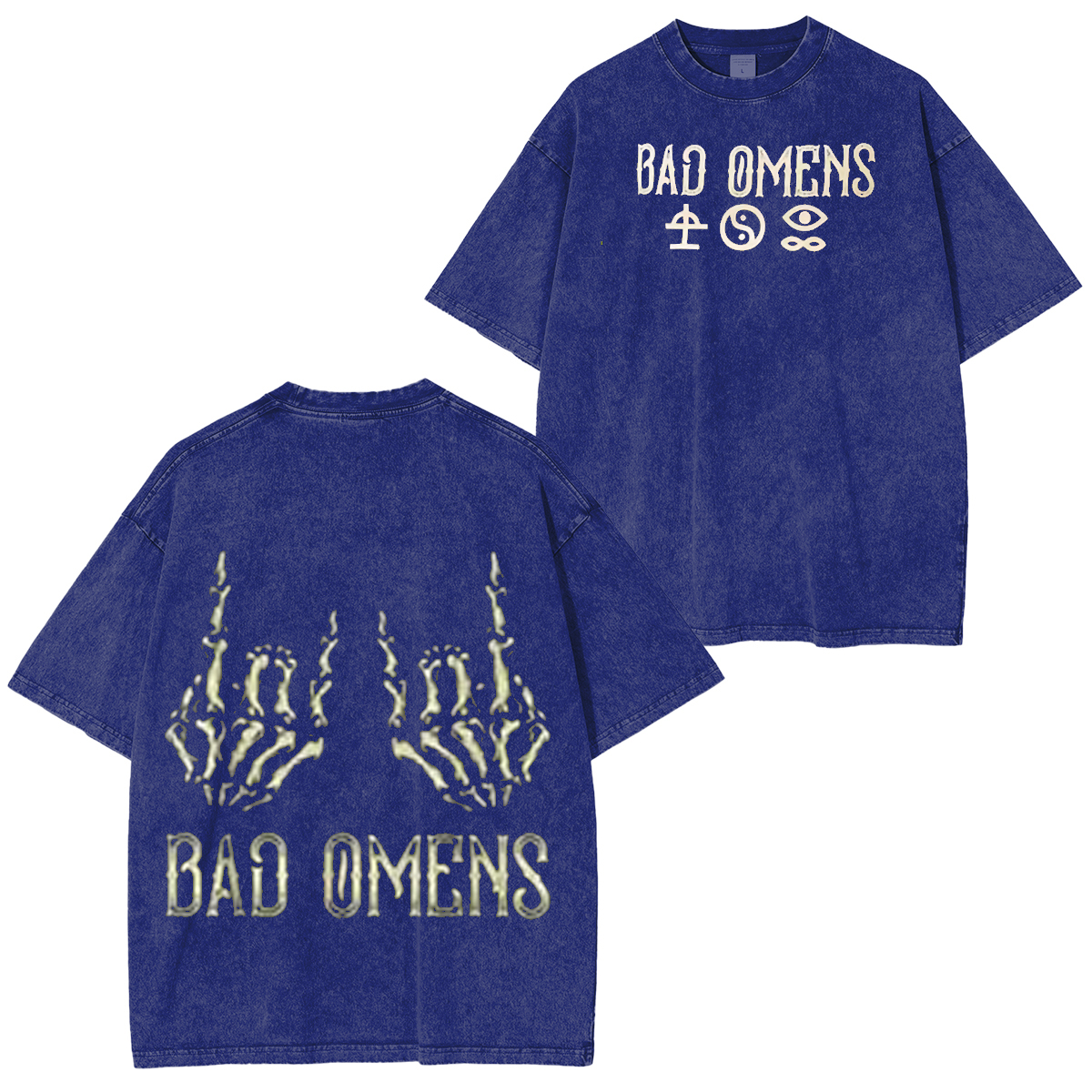 BAD OMENS Rock Band Washed Unisex T-Shirt