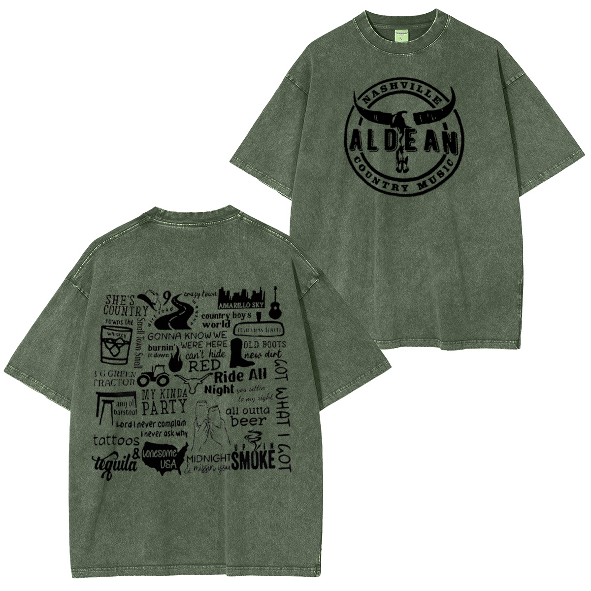 Jason Aldean Washed Unisex T-Shirt