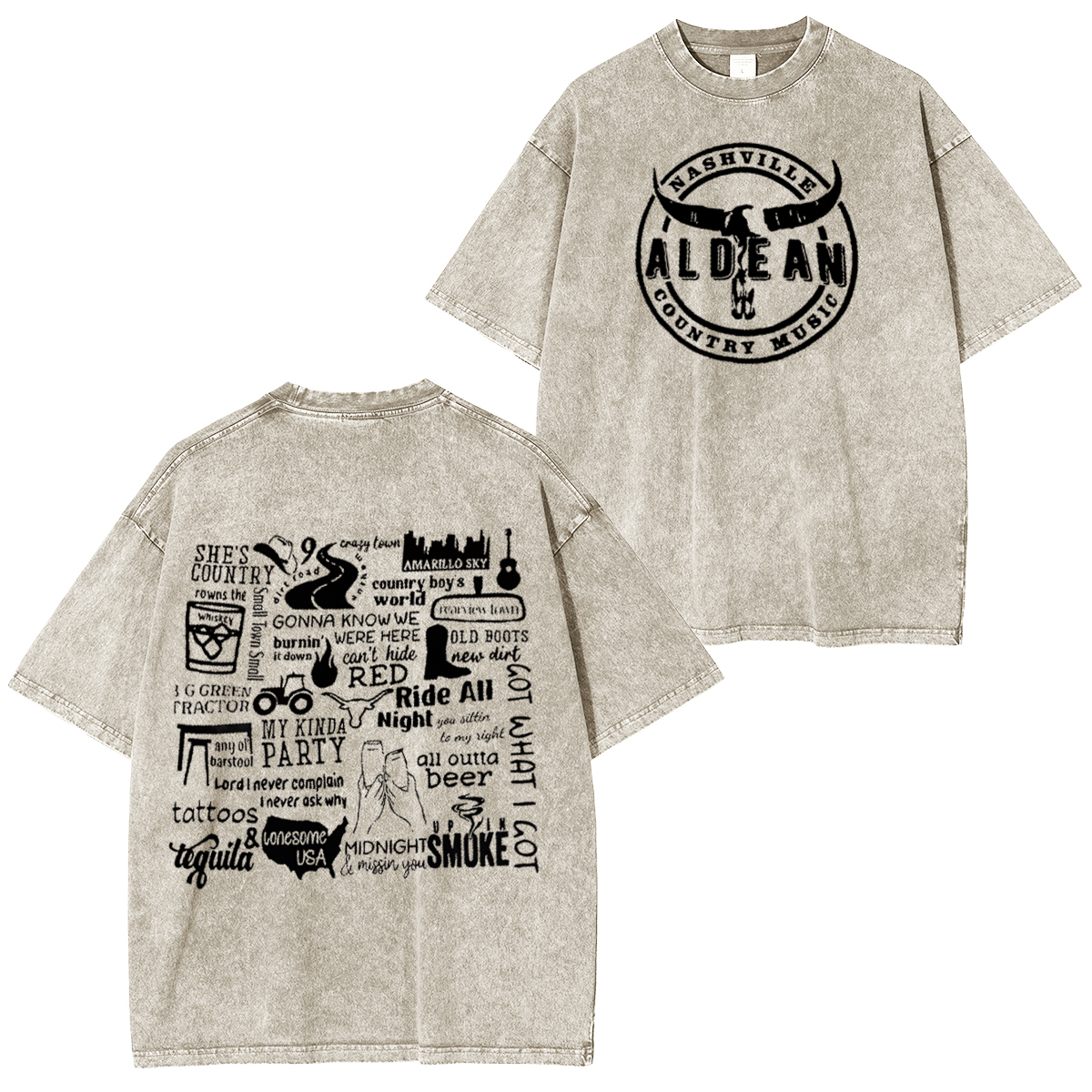 Jason Aldean Washed Unisex T-Shirt