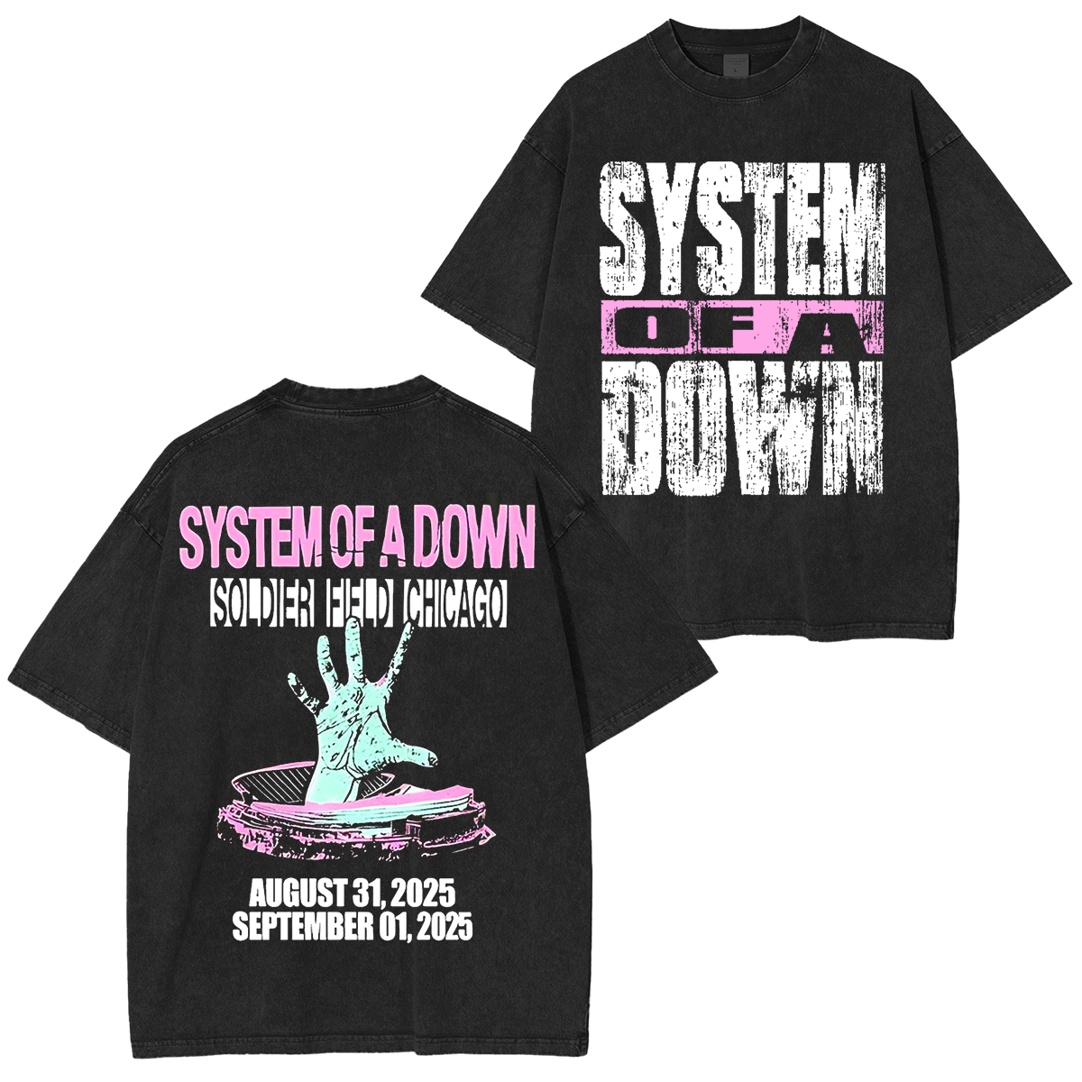 System Of A Down Washed Unisex T-Shirt