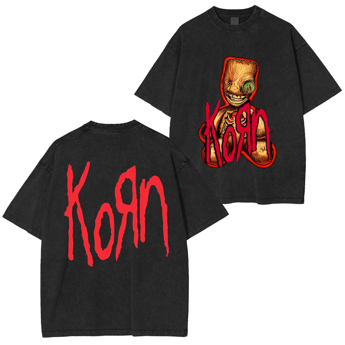 Korn Band Washed Unisex T-Shirt