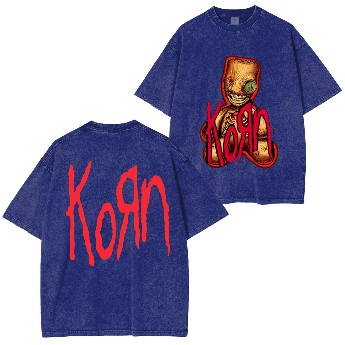 Korn Band Washed Unisex T-Shirt