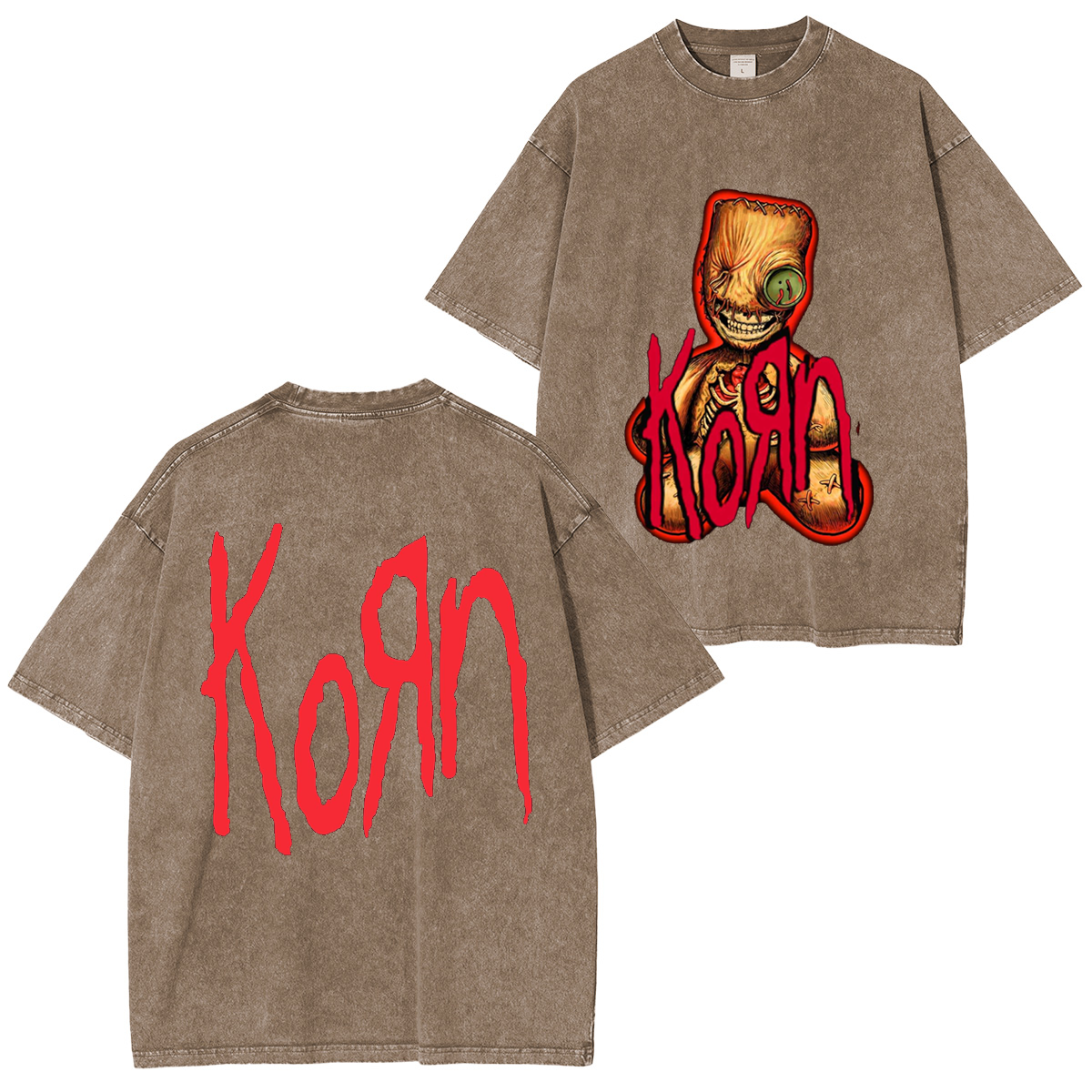 Korn Band Washed Unisex T-Shirt
