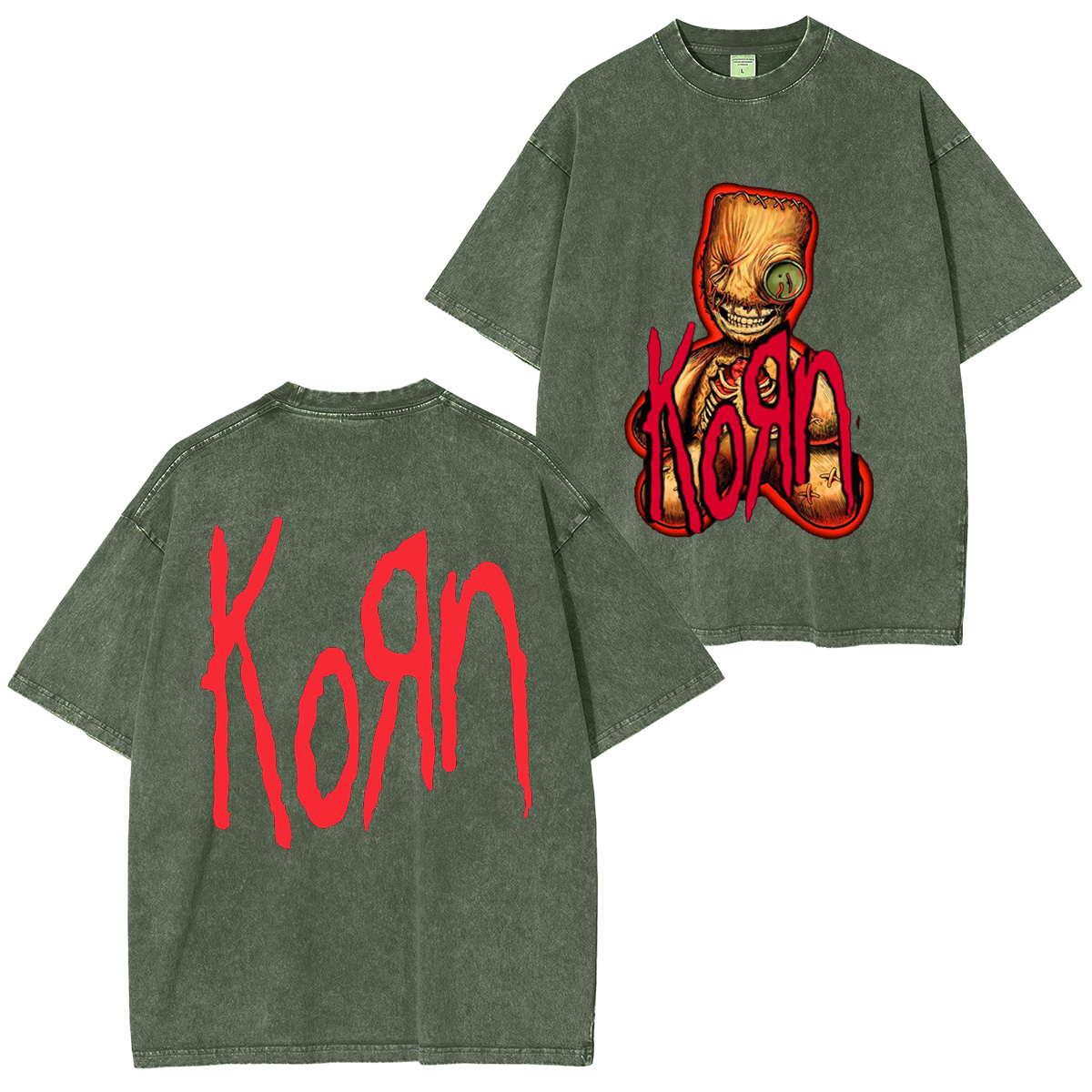 Korn Band Washed Unisex T-Shirt