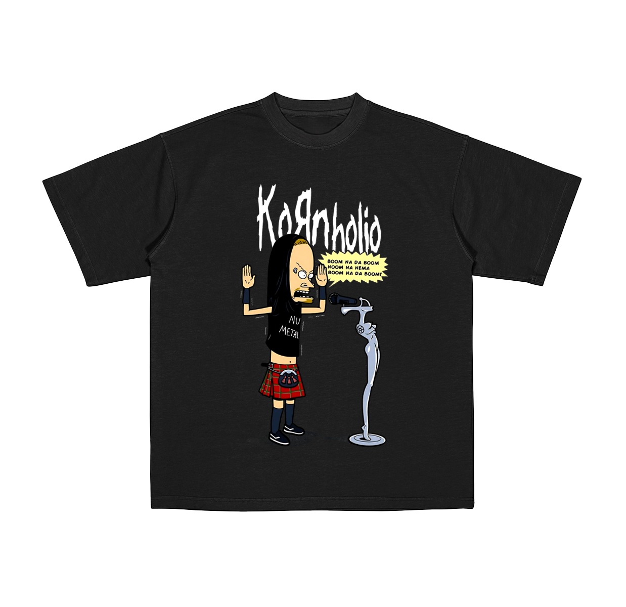 Kornholio Nu-Metal Cartoon  Cotton Unisex T-shirt