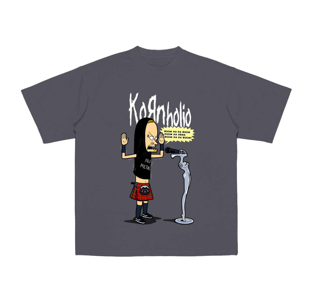 Kornholio Nu-Metal Cartoon  Cotton Unisex T-shirt
