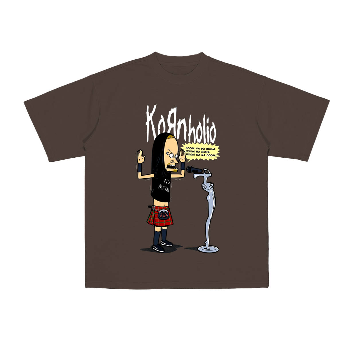 Kornholio Nu-Metal Cartoon  Cotton Unisex T-shirt