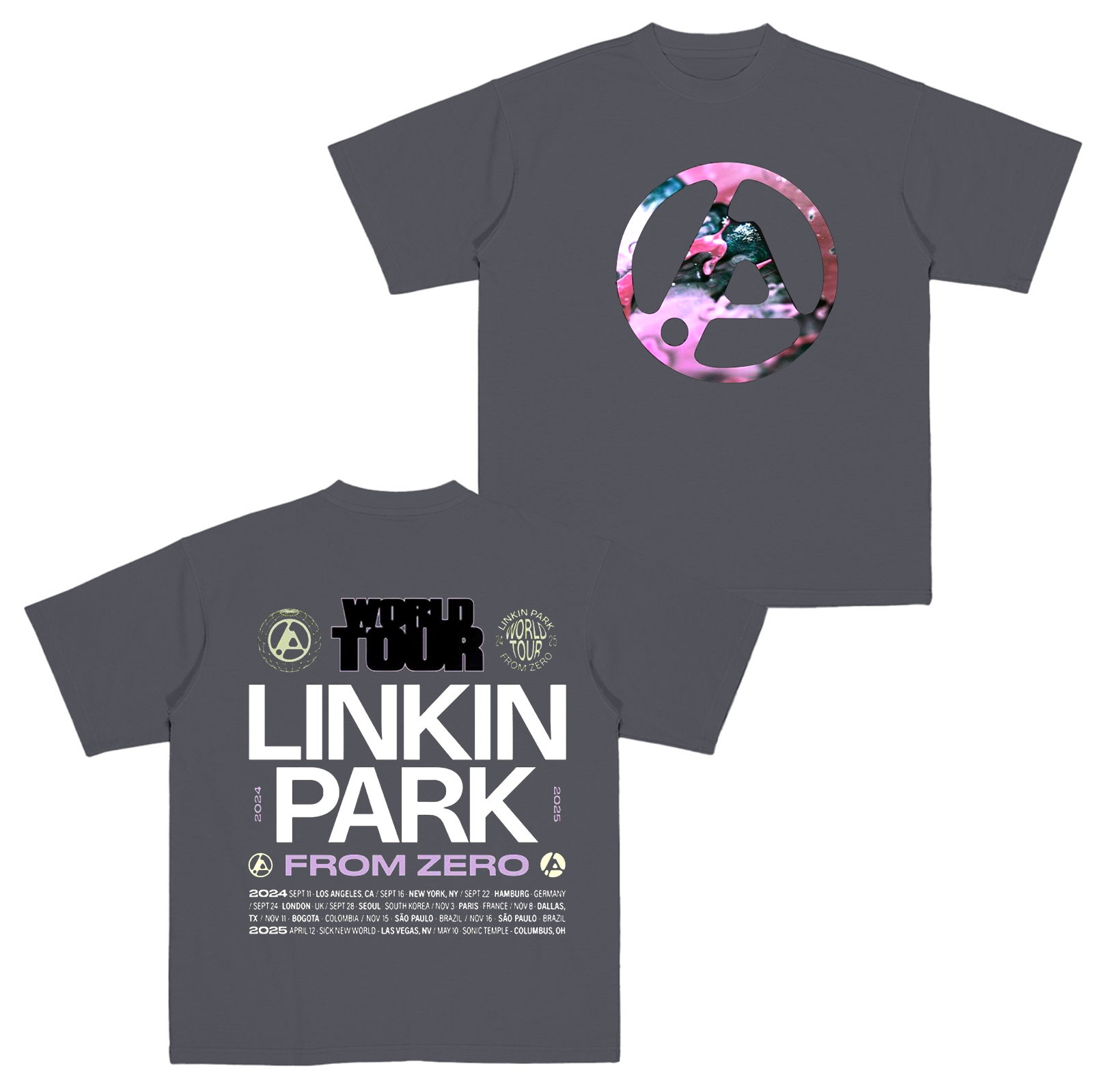 Linkin Park World Tour 2024-2025 Cotton Unisex T-shirt