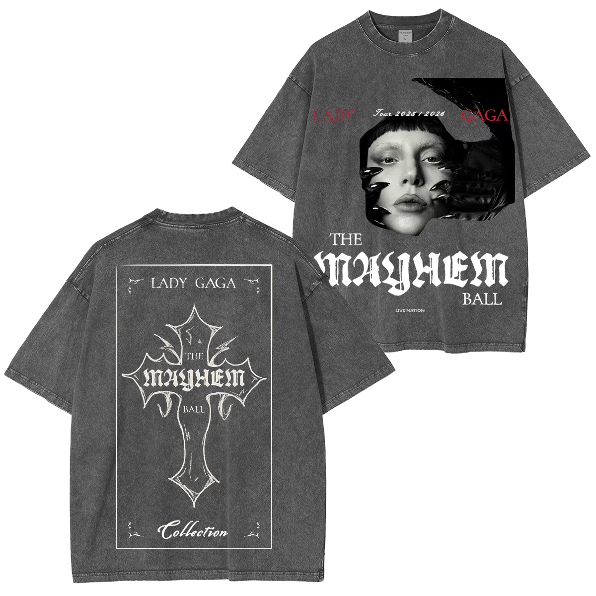 The Ladygaga  Washed Unisex T-Shirt