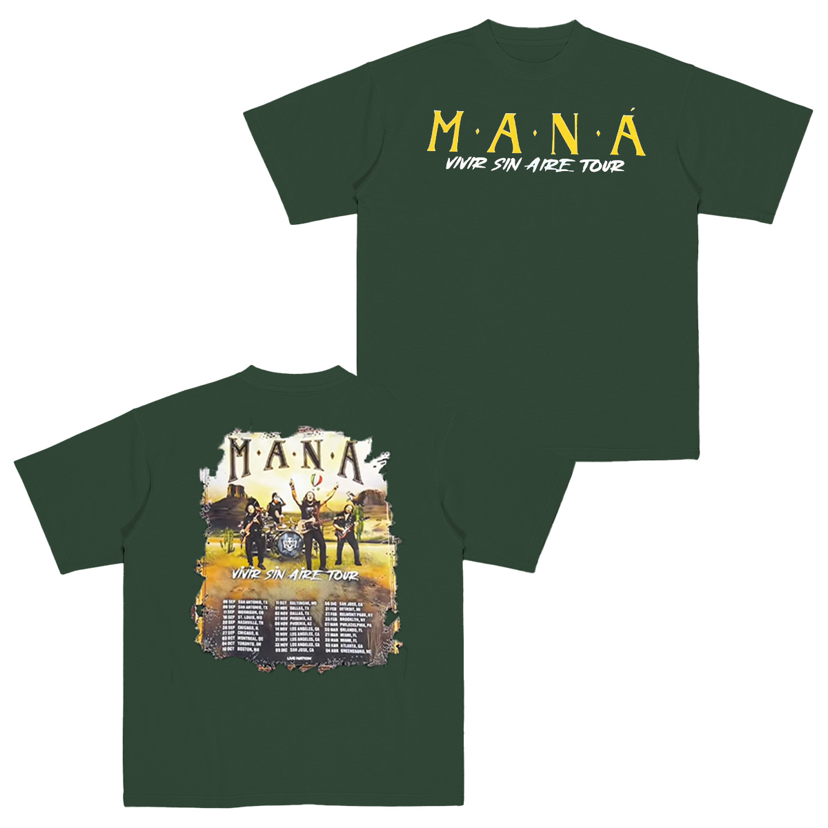 Man�� Living without Air Tour 2025  Cotton Unisex T-shirt