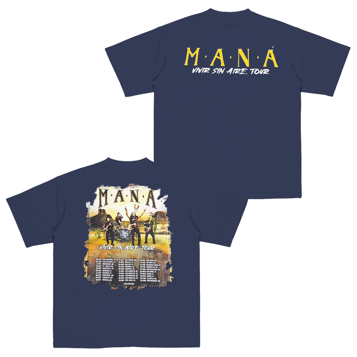 Man�� Living without Air Tour 2025  Cotton Unisex T-shirt