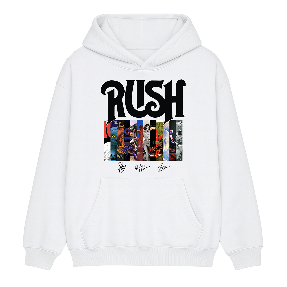 Rush Band Unisex Cotton Hoodie