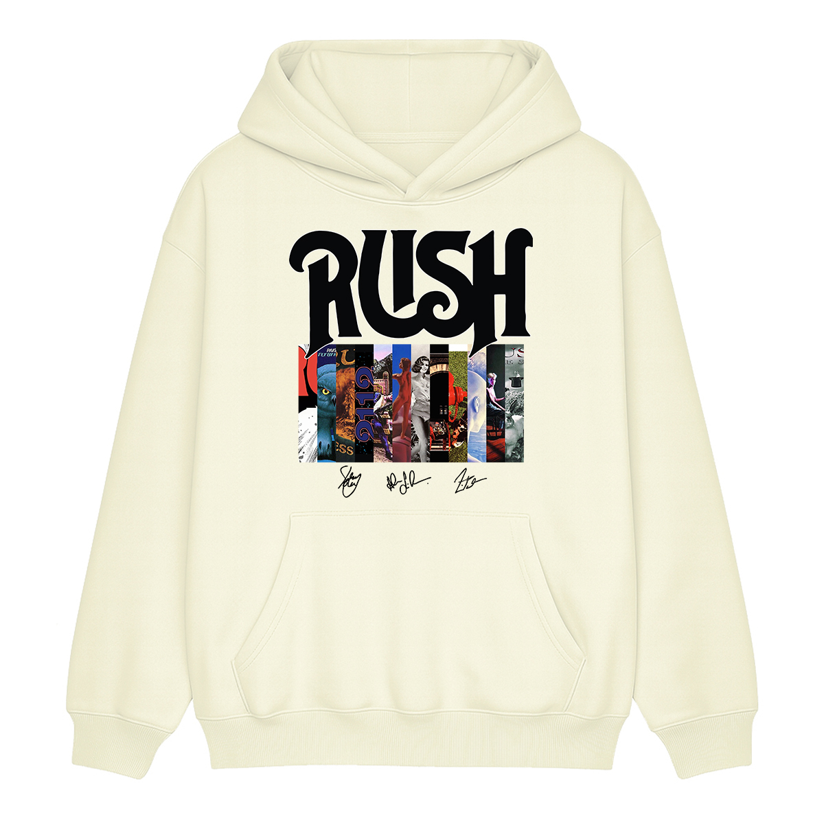 Rush Band Unisex Cotton Hoodie
