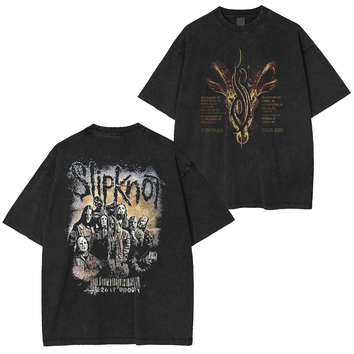 Slipknot: turning pain into power  Washed Unisex T-Shirt