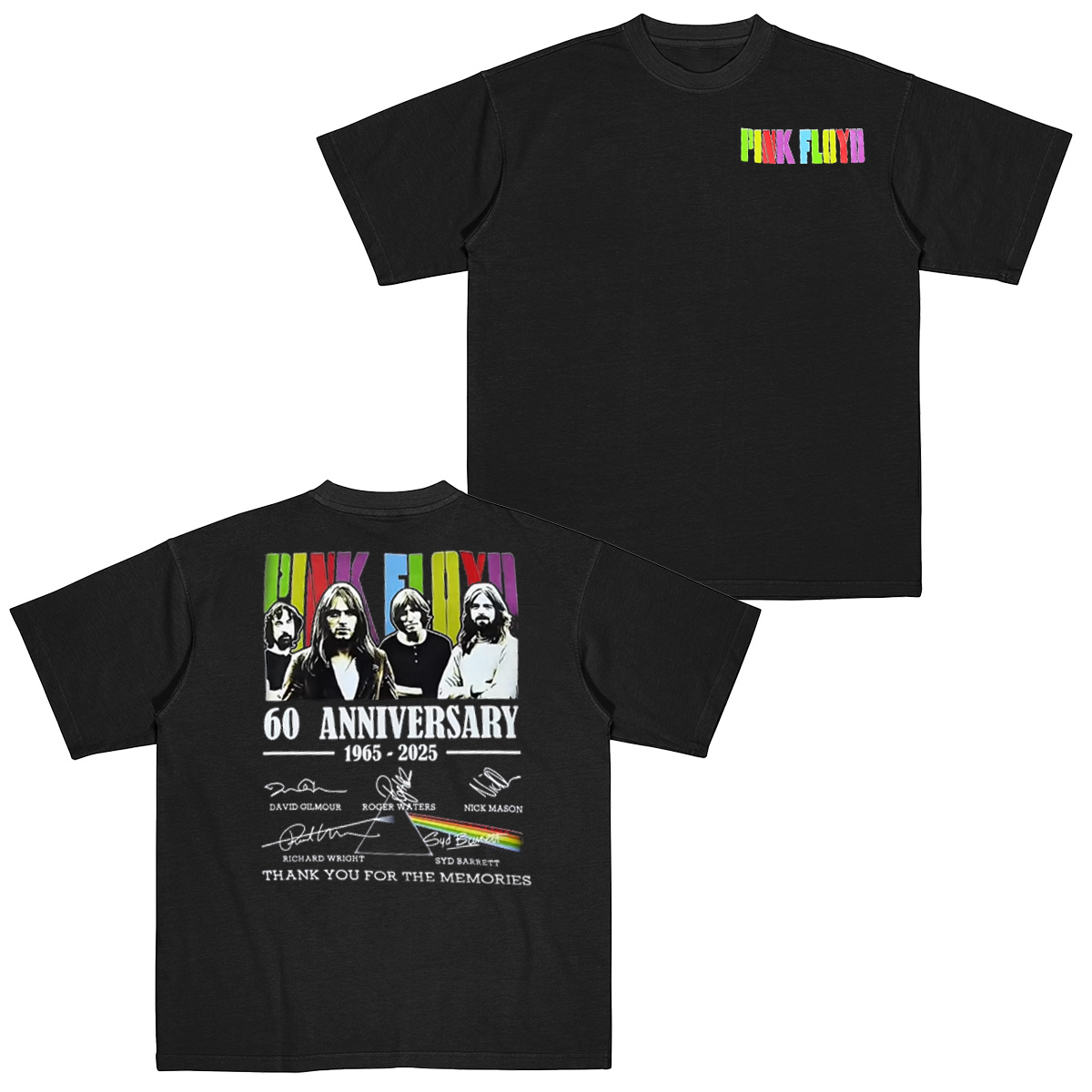 Rock is temporary, Pink Floyd is forever Cotton Unisex T-shirt