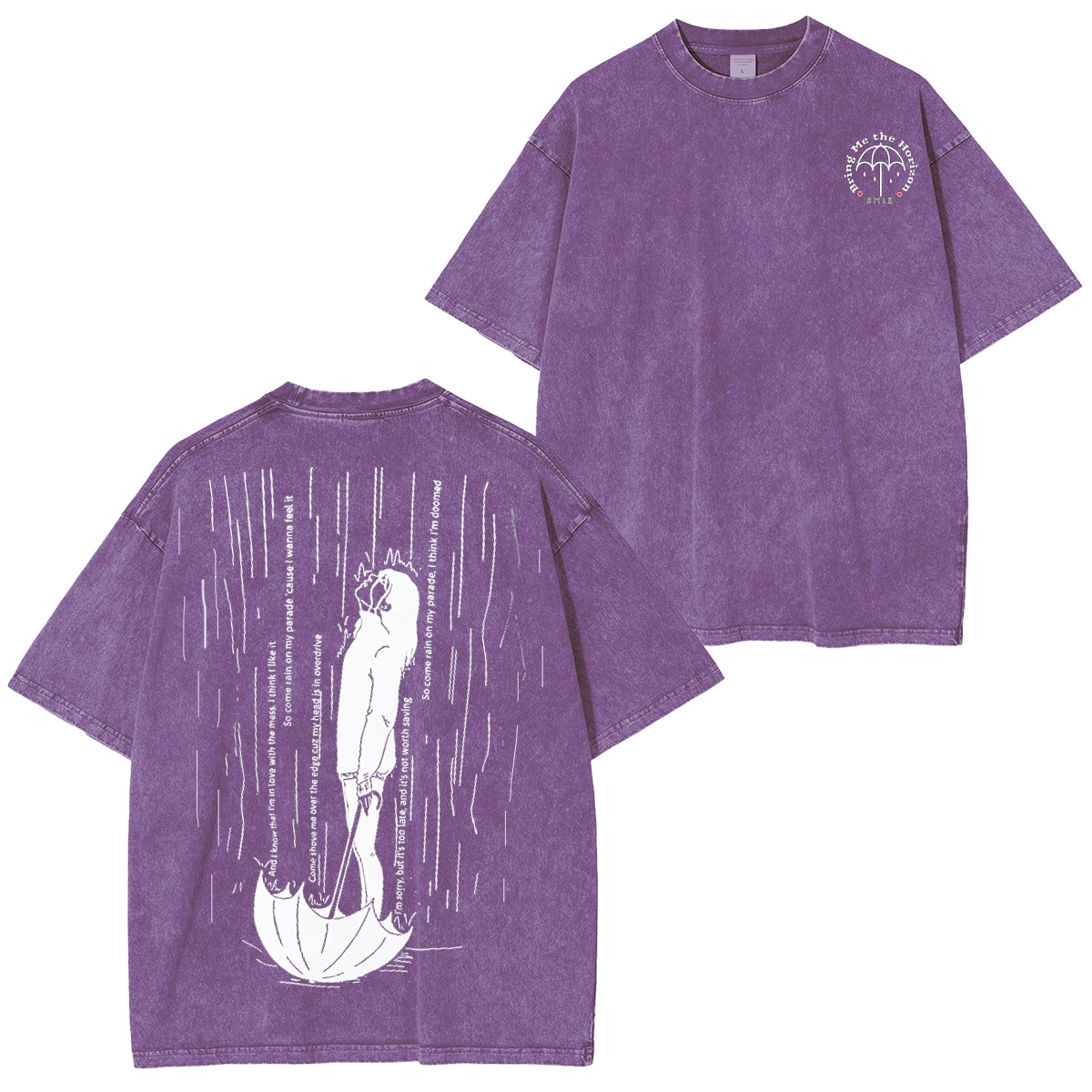 Bring Me The Horizon Washed Unisex T-Shirt