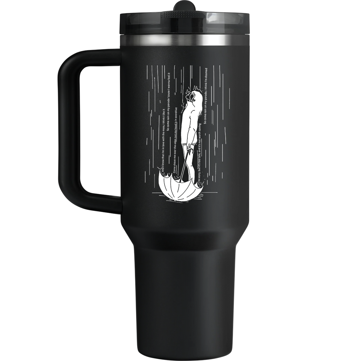 [Copy]Drake fan Flip Straw Tumbler