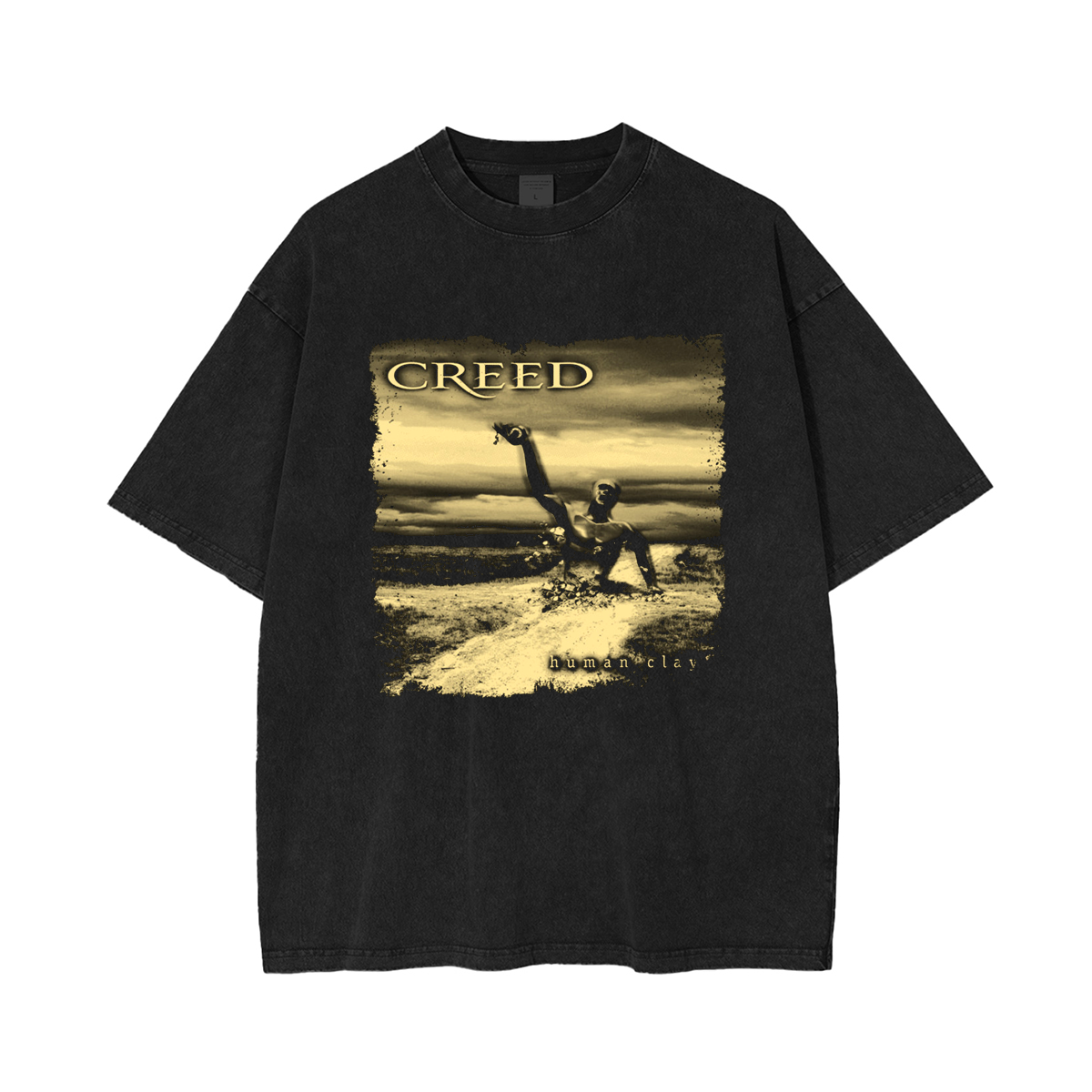 Creed Human Clay Washed Unisex T-Shirt